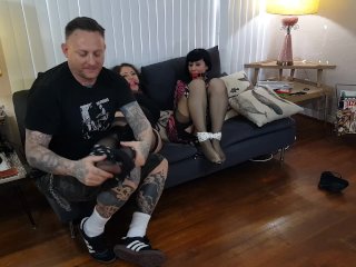 Resting Sluts Get Tied Up And Tickled