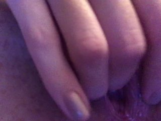 Close up dripping creampie and pussy stretching with fingers