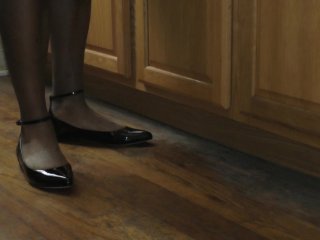 amaninheels - Via Spiga Flats in the Kitchen