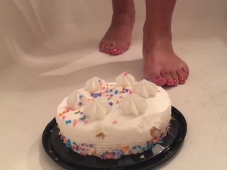 Cute Stinky Feet Squish Cake Between Toes