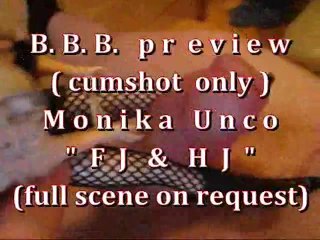 B.B.B.preview Monika Unco "FJ & HJ" with SloMo (cumshot only)