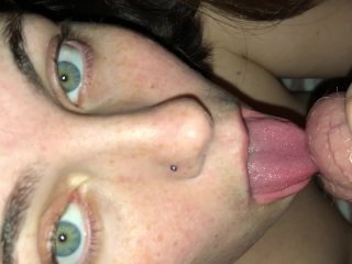 She loves eating ass licking balls and tasting my cum