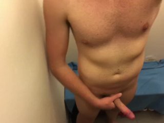 Jerking off in gym changing rooms