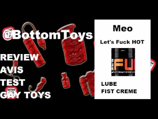 UNBOXING : LUBE CREAM LETS FUCK warming by MEO (BottomToys)