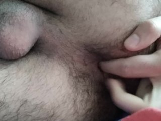 Straight Boy Fingers His Hairy Asshole First Time