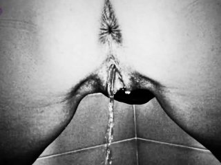 sexy girl pee desperation  arthouse  black&white  JackKetchC