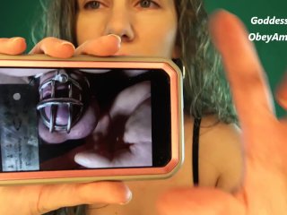 Chastity Slave gets a Dick Rating - Custom