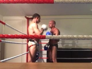 ME and my mate trading blows