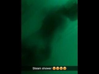 Steamy shower play for snapchat )