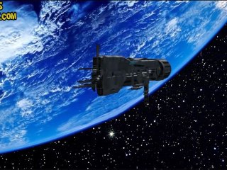 Maya handjob in space