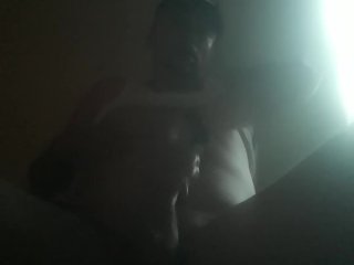 Jerkin my big white cock