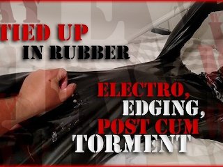 Preview - Tied Up in Rubber - Electro, Edging, Post Cum Torment