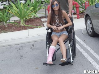 BANGBROS - Petite Handicapped Babe Kimberly Costa Gets Fucked On Bang Bus