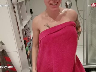 MyDirtyHobby- Hot college roommate caught in the shower she couldn't resist