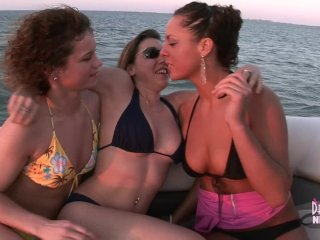 Coeds Get To Go On A Boat Ride If Their Show Their Tits
