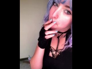 Ramona flowers smokes a blunt with you