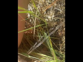 Hippie Girl Pees Naked While On Nature Walk