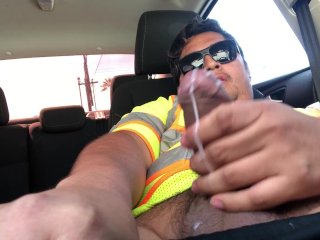 Construction Worker Masturbating