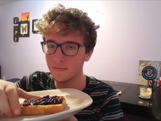 ASMR BLUEBERRY JAM TOAST  WITH WHOLESOME ENDING.