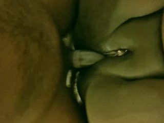 Ebony BBW With Pierced Clit Fucked & Facialized
