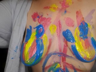 Painting Happy Faces on My Tits