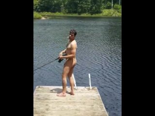 This is just naked fishing is paradise. Part 1 love his sexy tight ass..