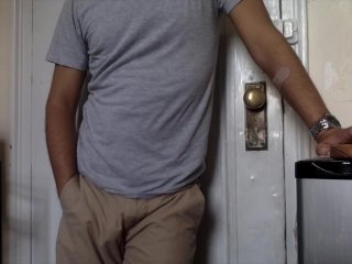 Horny Roommate Bulge - He Can't Stop Touching It