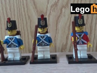 Lego minifigures of sexy British Imperial soldiers