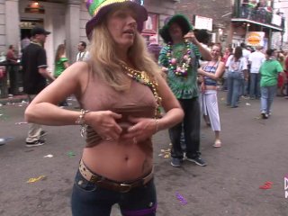 Wives Girlfriends Sisters & Mom's All Show Tits During Mardi Gras
