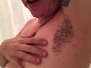 Hot MILF Hairy Armpits in the Shower JOI