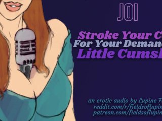 Stroke your cock for your desperate little cumslut - EROTIC AUDIO JOI