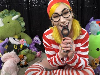 Vibrating Cock Ring JOI from Slightly ToysWhere's Waldo Cosplay