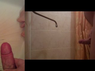 Cum after 4 days of abstinence (2 camera angles)