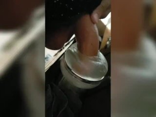 Fucking The Fleshlight on the couch Loud Moaning ORGASM 