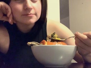 Watch me eat some hot as fuck soup ( SFW Kink Exploration Part 4