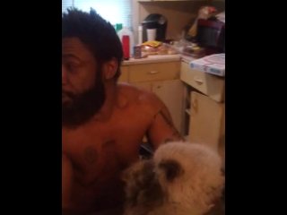 Me and Sarah the cat