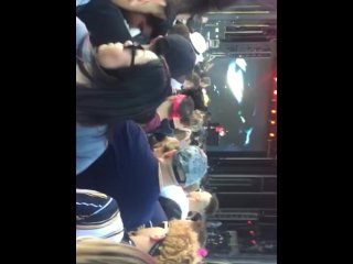 Blonde at festival 