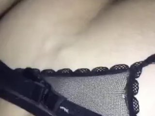 POV anal doggystyle teen blonde in lingerie sexy