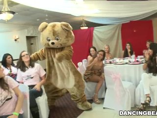 DANCING BEAR - Dick-Sucking CFNM Orgy For The Bride To Be