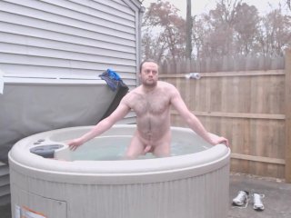 Naked in the Hot Tub