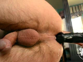 Teen Anal Orgasms From BBC Dildo