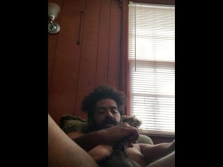First time Anal play with solo wank