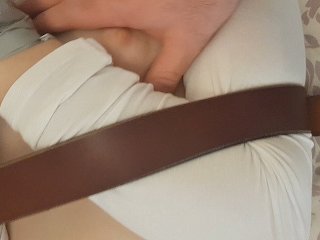 Bound girl can't hold back moans.