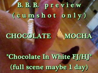 B.B.B. preview: Cocholate Mocha "In White FJ/HJ"(cum only) AVI no slomo