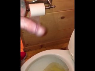 Pissing after a nut 