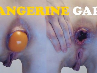 Big Tangerine In ASSHOLE!!