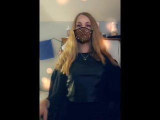 Sexy Sissy Fem Trans Girl Anal Fucking Dildo Lingerie Blonde Slut