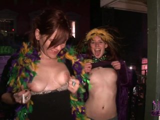 Mardi Gras Is The Ultimate Flashing Expo Awesome Tits!