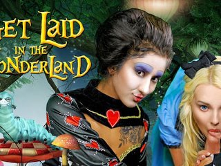 VRConk Fantastic Threesome With Alice In Wonderland VR Porn