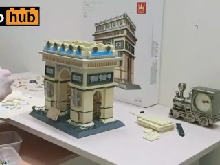 3 hrs 40 of in only 2 minutes (100x speed) - Lego Wange 8021 Triumphal Arch